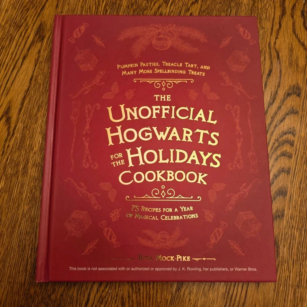 Unofficial Hogwarts for the Holidays Cookbook Rita Mock-Pike Hardcover Recipes